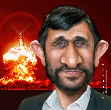 009_TerryDunnett_Celebrity_Caricature_Mahmoud_Ahmadinejad