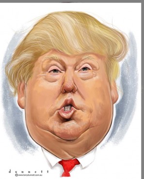 000_TerryDunnett_Celebrity_Caricature_Donald_Trump